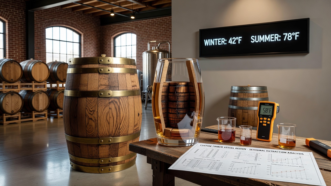 Seasonal Temperature Swings and Their Role in Modulating Extraction Dynamics Inside Custom Timber Vessels for Refined Spirit Development